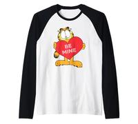 Garfield Valentine's Day Be Mine Romantic Poster Manche Raglan