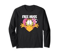 Garfield Valentine's Day Free Hugs Full of Love Portrait Manche Longue