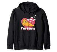 Garfield Valentine's Day I'm Yours Heart Shape Portrait Sweat à Capuche