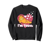 Garfield Valentine's Day I'm Yours Heart Shape Portrait Sweatshirt