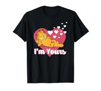 Garfield Valentine's Day I'm Yours Heart Shape Portrait T-Shirt