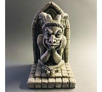 Gargouille de Paris Notre Dame - Modèle Penseur sur Large Support - Grande Taille 18 * 12 * 10 CM - Matière platre - Qualité Made in France