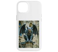 Gargouille, démon en Pierre ailée gardant Les cathédrales Gothiques Coque pour iPhone 14 Plus