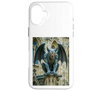Gargouille, démon en Pierre ailée gardant Les cathédrales Gothiques Coque pour iPhone 16 Plus