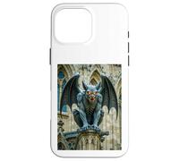 Gargouille, démon en Pierre ailée gardant Les cathédrales Gothiques Coque pour iPhone 16 Pro Max