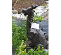 Gargouille dragon avec pompe pour bassin, fonte, modèle lourd