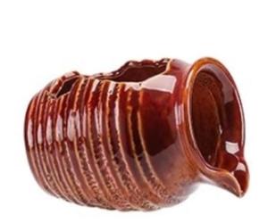 Gargouille élégante avec pompe, chaudière d'étang unique, distributeur de cascade, décoration de fontaine d'eau d'aquarium, fontaine de jardin en céramique pour étang et jardin