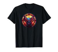 Gargouille Goth Dark Arts Vitrail Gothique Architecture T-Shirt