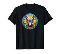 Gargouille Vitrail Gothique Architecture Goth Dark Art T-Shirt