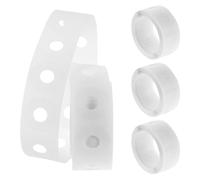 GARIOUANS 1 Boîte Autocollants Renforts Transparents pour Perforations Auto-adhésives Protection Invisible pour Perforées Classeurs Usage Bureau et Scolaire