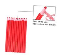 GARIOUANS 1 Boîte Crayon Cire sans Taillage Rouge Marqueur Pelable Multi Surfaces pour Vêtements Cuir et Verre Boîte Pratique pour Dessin et Couture