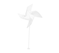 GARIOUANS 10 Ensembles DIY Patio Windmill Kit with Hollow Sticks Suction Cups Rotating Pinwheels for Outdoor Play Garden Decor and Creative Family Craft Activities