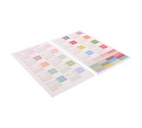 GARIOUANS 10 Feuilles Autocollants Calendrier Mensuel Onglets Adhésifs Index pour Planner Étiquettes Mensuelles pour Journal Marque-pages Amovibles pour Organisation