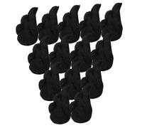 GARIOUANS 10 Paires Poupée aile d'ange stickers patch aile d'ange ornements de Noël ange applique aile d'ange décoration murale d'aile appliques d'aile d'ange Peluche Noir