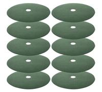 GARIOUANS 10 pièces Anneaux Paillage Arbre Tissu Non Tissé Protection Racines Plantes Barrière Anti-Mauvaises et Respirant Vert Protection Racinaire et Rétention Humidité Jardin