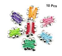 GARIOUANS 10 pièces Bracelet à Grelots pour Garçon Fille Lot de Multicolores Bracelet Musical Rythmique pour Performance Sonore Sécuritaire pour Garçon et Fille