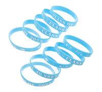 GARIOUANS 10 Pièces Bracelets Silicone pour Graduation Class Of Accessoires Festifs pour Célébrations Scolaires Souvenirs Durables