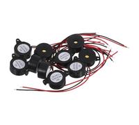 GARIOUANS 10 pièces Buzzer Piézoélectrique Actif DC Continu Haute Décibel pour Alarmes Sécurité Jeux et Systèmes Alerte