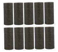 GARIOUANS 10 Pièces Lot de Tubes Carton Kraft Rond avec Couvercles Boîte Cylindrique Multifonction pour Baume à Cosmétiques et Rangement Huiles Essentielles