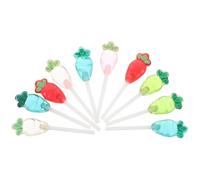 GARIOUANS 10 pièces Miniatures Sucettes Réalistes pour Maison de Poupée Accessoires Scène Miniature DIY Modèles Décoratifs pour Poupées Bjd et Jardins Féeriques