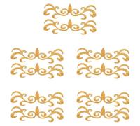 GARIOUANS 10 Pièces Patchs Brodés Dorés pour Costumes de Théâtre Ancien Décorations Textile Classiques pour Vêtements Réparation Accessoires DIY