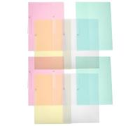 GARIOUANS 10 Pièces Report Covers With Side Opening And Swing Clip Portable Plastic File Folder Organizer For Secure Document Management In Office School And Home Use
