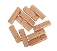 GARIOUANS 10 Pièces Wooden Peg Dolls For DIY Painting And Crafting Natural Unfinished Wooden Figurines With Rustic Charm For Creative And Home Decor