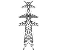 GARIOUANS 100 Maquette Pylône Électrique pour Trains Miniatures et Modélisme Architectural, Accessoire Stable Haute de 18,8 Cm pour Scènes Routières et Villages Miniatures