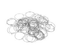 GARIOUANS 100 pièces Anneaux Créoles Fins Acier Inoxydable pour Création de Boucles Doreilles DIY et Durables Accessoires Bijoux pour Pendentifs et Charms