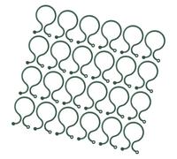 GARIOUANS 100 pièces Clips de Support Plantes Grimpantes Vert Large Pinces Jardin Réutilisables pour Vignes Fleurs Fixation Solide et Protection des Tiges