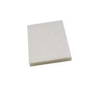 GARIOUANS 100 pièces Pochettes Plastification Thermiques Transparentes Film Protecteur Étanche Anti-reflet Compatible avec Plastifieuses pour Photos et Documents