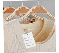 GARIOUANS 1000 pièces Étiquettes Prix Papier Kraft Blanches Petites Étiquettes Suspendues pour Vêtements Bijoux et Artisanat de Marquage Résistantes pour Stockage et