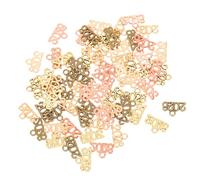 GARIOUANS 100pièces Breloques Numéro Métal Pendentifs pour Création de Bijoux Décorations Mini pour Colliers et Porte-clés