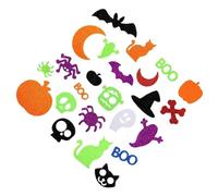 GARIOUANS 100pièces Lot De Autocollants Mousse Pour Halloween Paillettes Pour Décorations Créatives De Fête