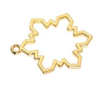 GARIOUANS 10pièces Pendentifs à Monture Alliage Ouvert Avec Cadre à Fond Ouvert Pendentifs De Noël Pour Création De Bijoux Diy