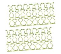 GARIOUANS 110 pièces Clips Fixation Plantes Grimpantes Autocollants Supports Muraux Résistants pour Vignes et Plantes Intérieur Lot Mixte Petit Moyen et Grand Vert