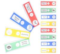 GARIOUANS 12 Lames de Microscope pour Garçon et Filles avec Spécimens Colorés en Plastique Léger Format Standard Ensemble Éducatif pour Microbiologie et Cours de Biologie pour Usage