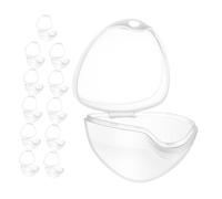 GARIOUANS 12 pièces Boîte de Rangement Portable pour Sucettes et Jouets de Dentition Étui Compact et Anti-poussière Organiseur Léger pour Voyage et Usage Quotidien