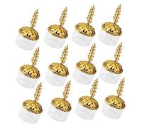 GARIOUANS 12 Pièces Boîtes à Bonbons Transparentes Plastique Design Dorée pour Mariage et Fête pour de et Décoration de Party