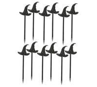 GARIOUANS 12 Pièces Crayons Sorcier avec Chapeau pour Fête Halloween Fournitures Scolaires Créatives Cadeaux et Décorations Originales pour Garçon Fille et Soirées à Thème