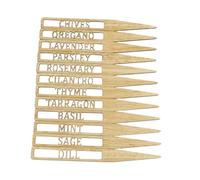 GARIOUANS 12 Pièces Étiquettes Jardin Potted Plant Labels Décoratives Reutilisables pour Plantes et Fleurs