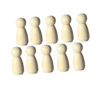 GARIOUANS 12 pièces Poupées à Peindre Miniatures Décoratives Légères pour Maison de Poupée et Scène Miniature Modèles Durables pour Bricolage Créatif