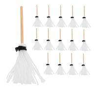 GARIOUANS 15 Pièces Kit Mini Balai et Outils de Nettoyage pour Décor de Salle de Bain Jouets Artisanaux pour DIY Fête et Jeux Imagination