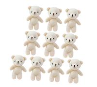 GARIOUANS 15 Pièces Mini Ours Peluche Suspendu Multifonction Porte Clés pour Décoration et Cadeau