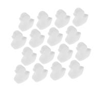 GARIOUANS 16 Pièces Éponge Absorbante Huile pour Piscine Spa Tampon De Nettoyage Réutilisable pour Filtre De Bain Et Natation avec Indicateur Visuel Blanc