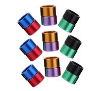 GARIOUANS 18 Pcs Anneaux Pied Oiseaux Aluminium Colorés Bagues Pigeon Voyageur Ouvertes Confortables Résistantes Pluie pour Identification et Élevage Petits Oiseaux