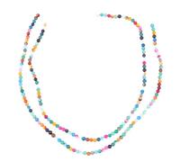 GARIOUANS 180 pièces Perles Naturelles Rayées Perles Rondes DIY pour Bracelets Décorations et Accessoires Bijoux Artisanaux