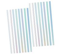 GARIOUANS 2 Ensembles Bandes Autocollantes Longues Pour Lecture Onglets Index Rubans Fins Et Clairs Pour Marquage De Pages Utilisation Scolaire Et Bureau