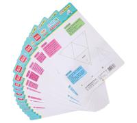 GARIOUANS 2 Ensembles Lot Solides Géométriques Pliables avec Cordon Outils Pédagogiques Mathématiques pour Garçon Fille Modèles pour Classe et Apprentissage des Formes Solides