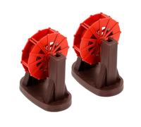 GARIOUANS 2 Pièces Aquarium Waterwheel Miniature Fountain Rotating Water Mill Silent DIY Fish Tank Landscaping Decoration